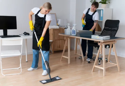 Nettoyage de bureau professionnel à Vacquiers